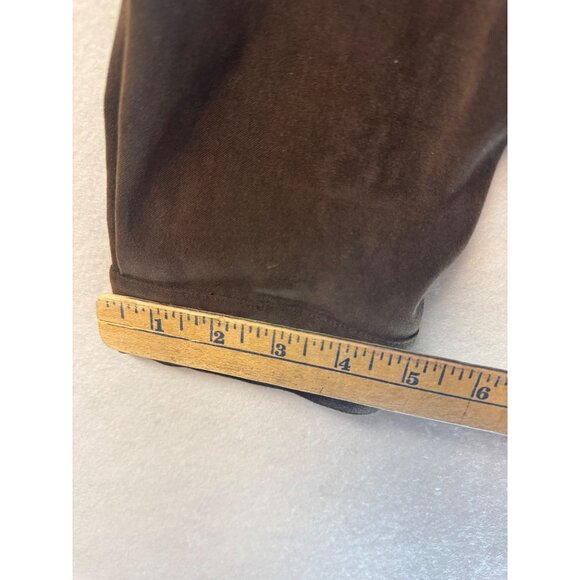 Teddi Embroidered Brown Jacket XL Polyester Spandex Zip-Up Floral Decorations - Picture 10 of 11